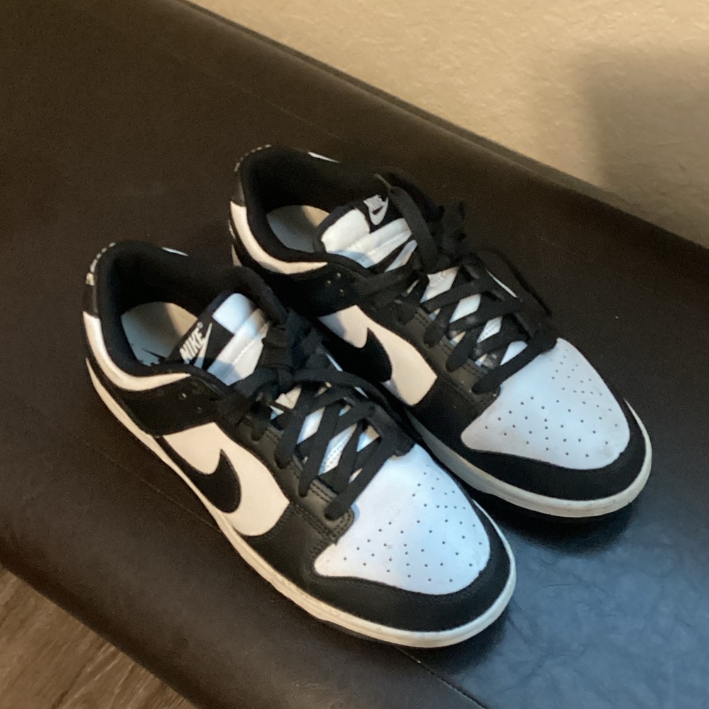 Nike Dunk Low Panda White Black - Size 10 - Worn (Used)
